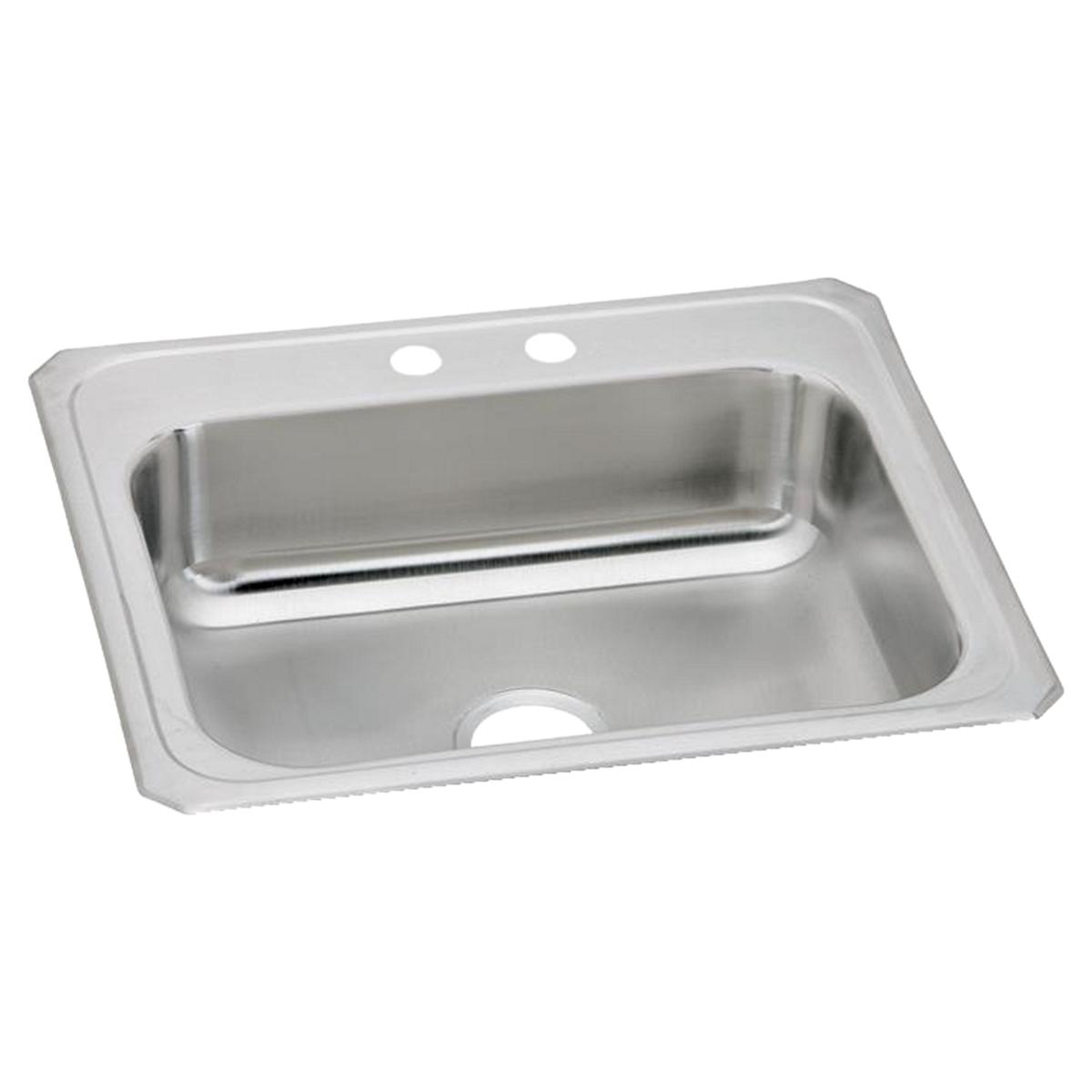 Elkay Celebrity Single Bowl Drop - in Sink, 25 x 22 x 7, High - Grade Stainless Steel
