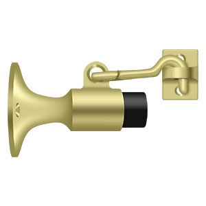 Deltana Solid Brass Wall - Mount Door Bumper with Holder for Heavy Doors