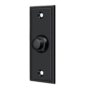 Deltana Modern Rectangular-Style Contemporary Door Bell Button for Home Entrance