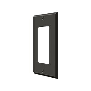 Single Rocker Switch Plate by Deltana: Elegant and Durable