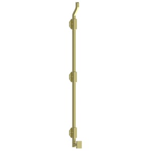 Deltana 26-Inch Solid Brass Modern Offset Surface Bolt for Enhanced Door Security