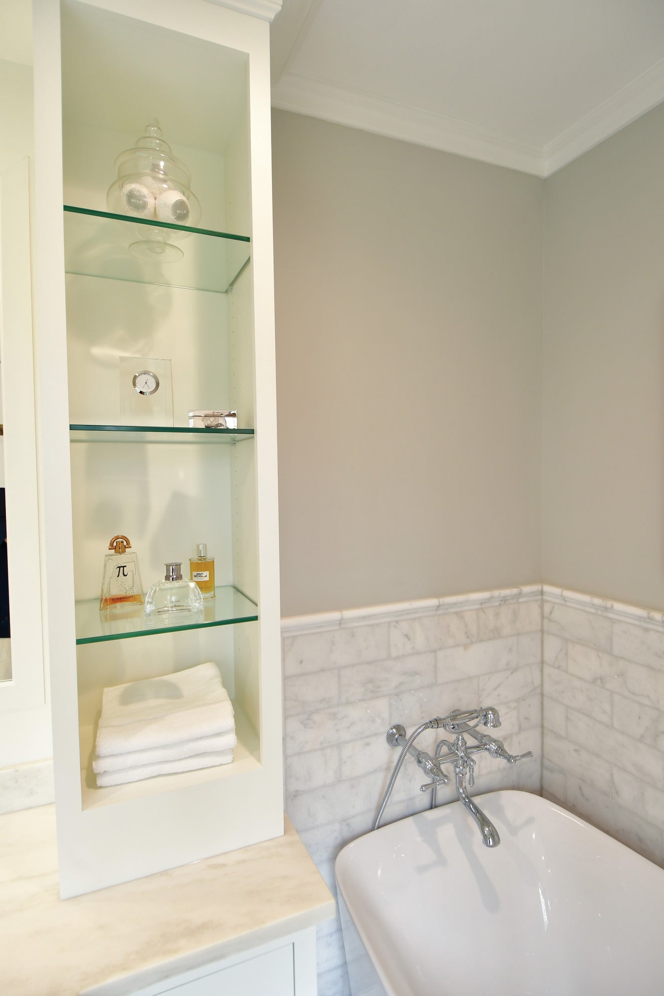 Brizo Luxury Traditional Wall - Mounted Tub Filler Unions with Optional Extension