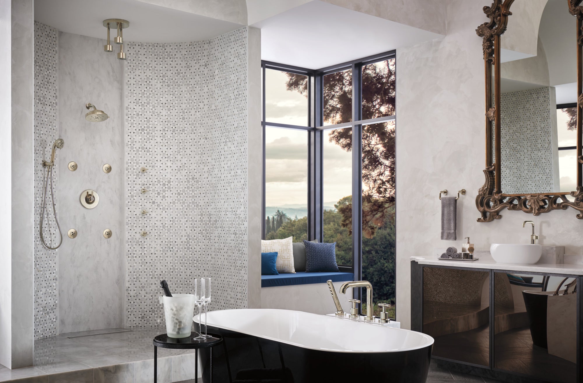 Brizo Litze 8-Inch Towel Bar for Luxury Bathroom Decor