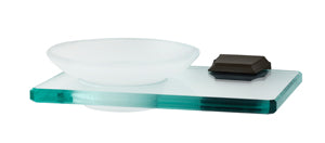 Alno Transitional Geometric Style Bath Soap Dish for Modern Bathrooms