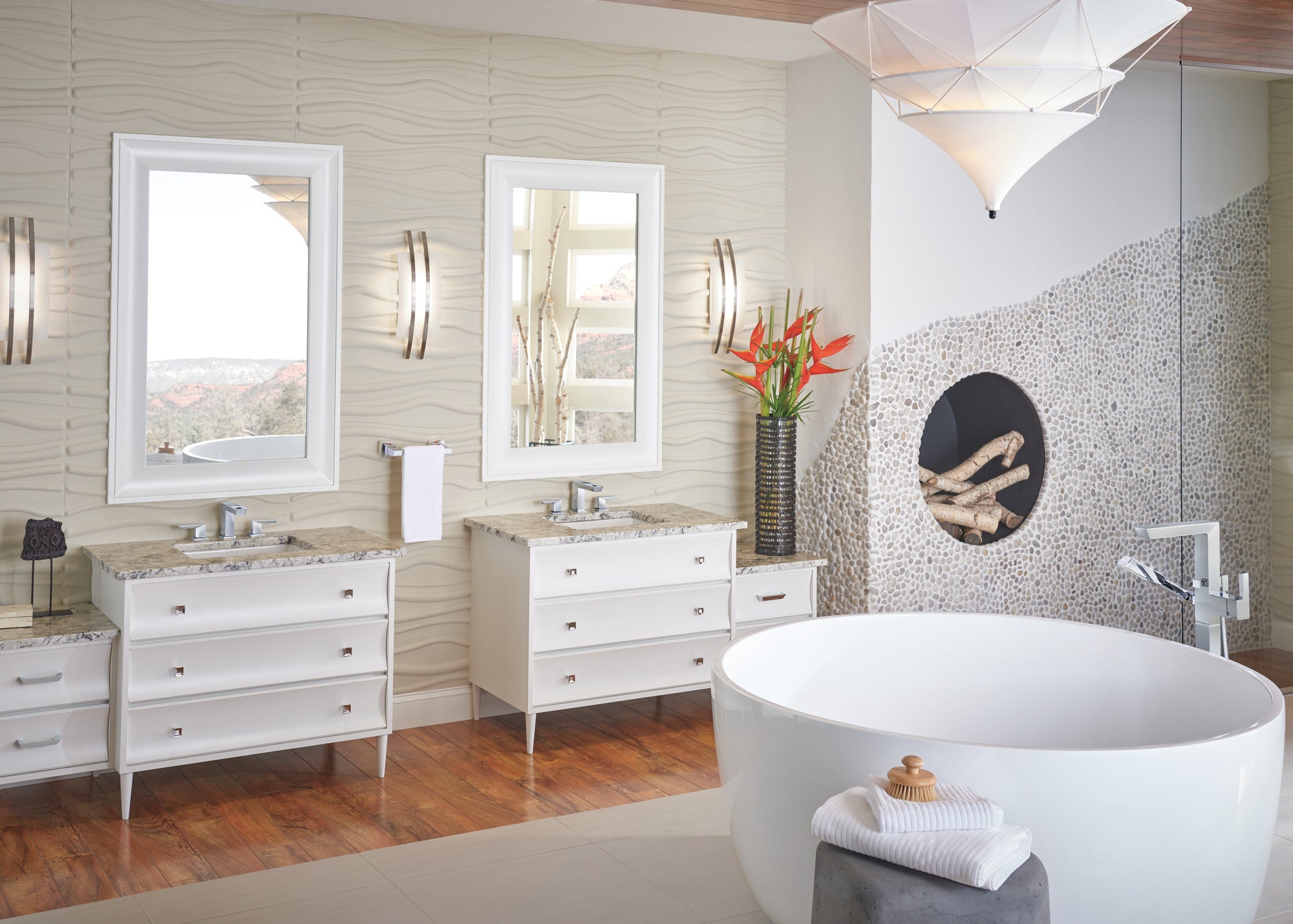 Brizo Vettis 8-Foot Premium Zinc Towel Bar for Modern Bathrooms