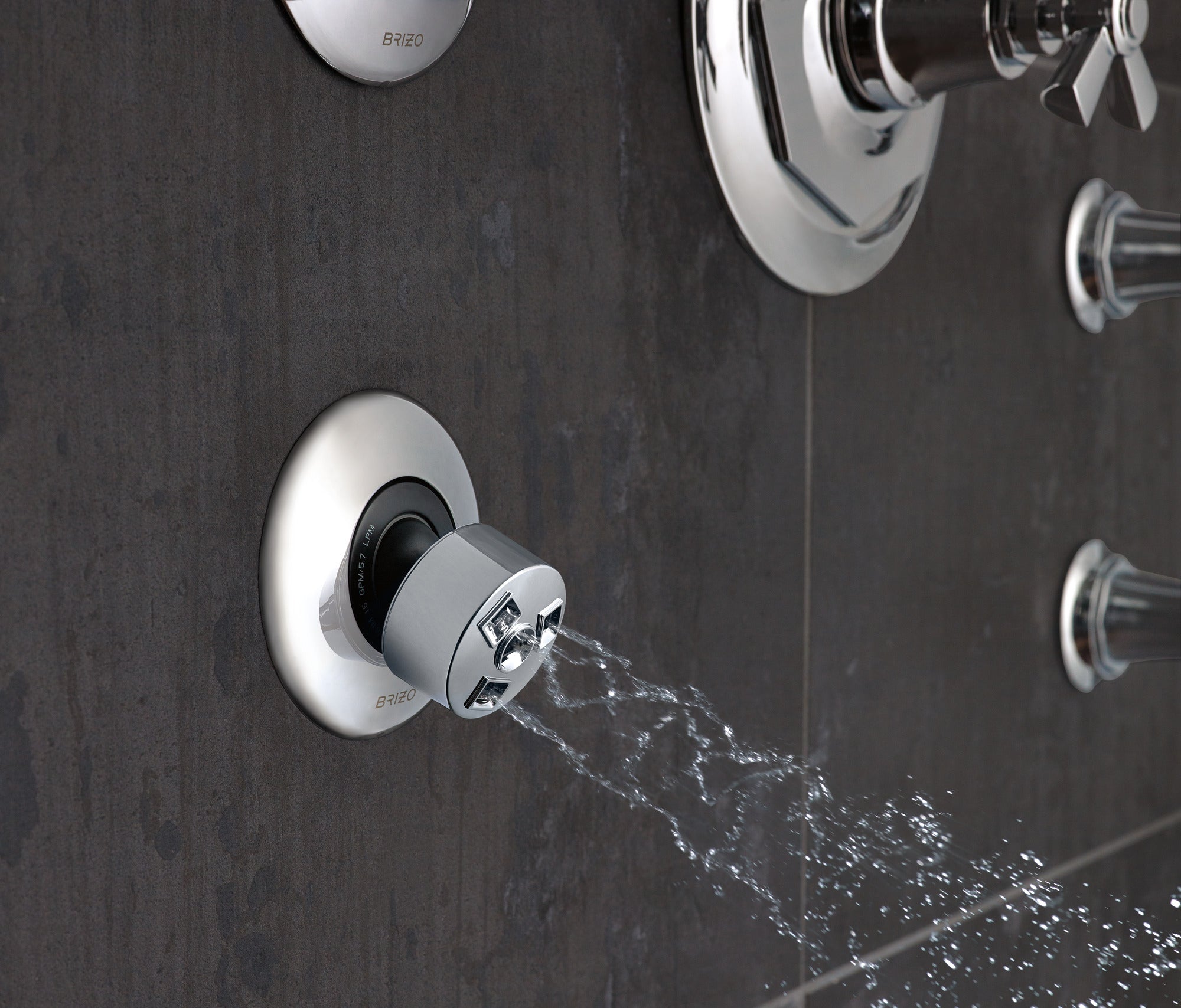 Brizo Rook Sensori Cross - Volume Control Trim for Luxurious Bathrooms
