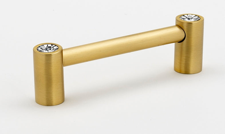 Alno Modern Crystal 3.5-Inch Cabinet Pull for Elegant Interiors