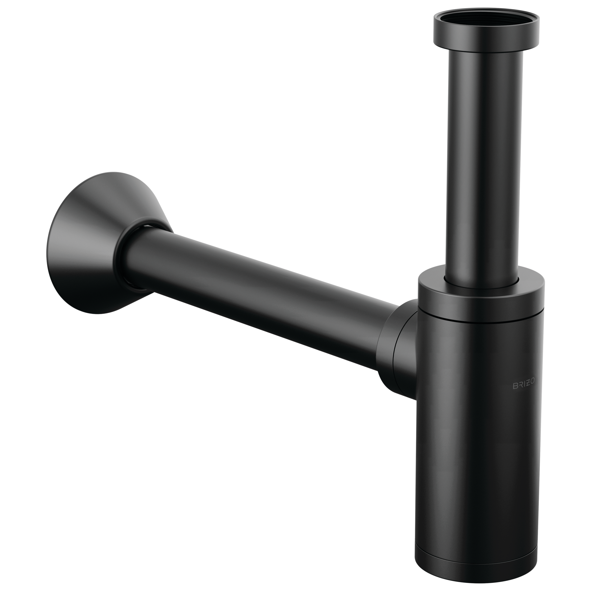 Brizo Luxury Bathroom Bottle Trap with Flange for Concealing Plumbing