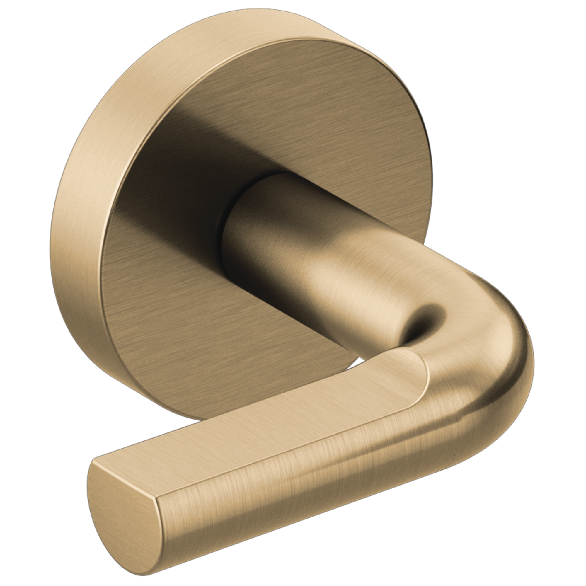 Brizo Litze Two-Handle Wall-Mounted Tub Filler with Elegant Notch Lever Handles