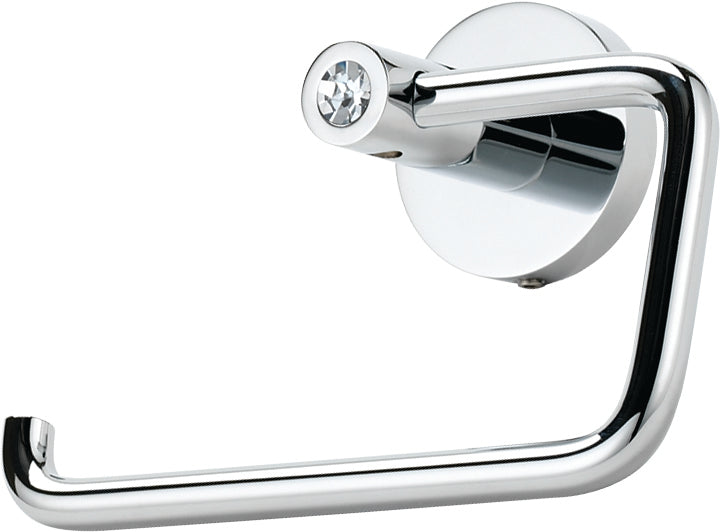 Alno Modern Contemporary I Crystal Design Single Post Bathroom Tissue Holder for a Stylish Bathroom