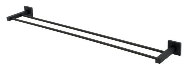 Alno Contemporary II Modern Bathroom Double Towel Bar with 30-Inch Center-to-Center Distance