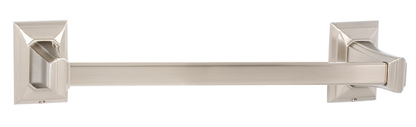 Alno 12-Feet Geometric Transitional Style Bath Towel Bar