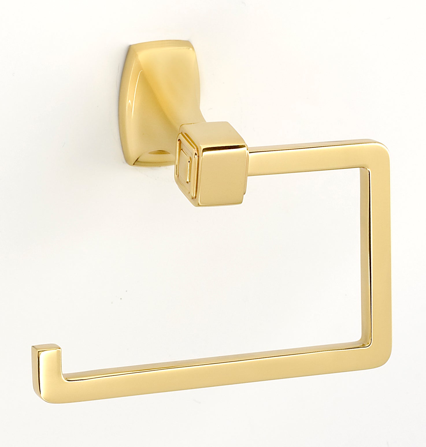 Alno Modern Cube Single Post Tissue Holder for Bathroom