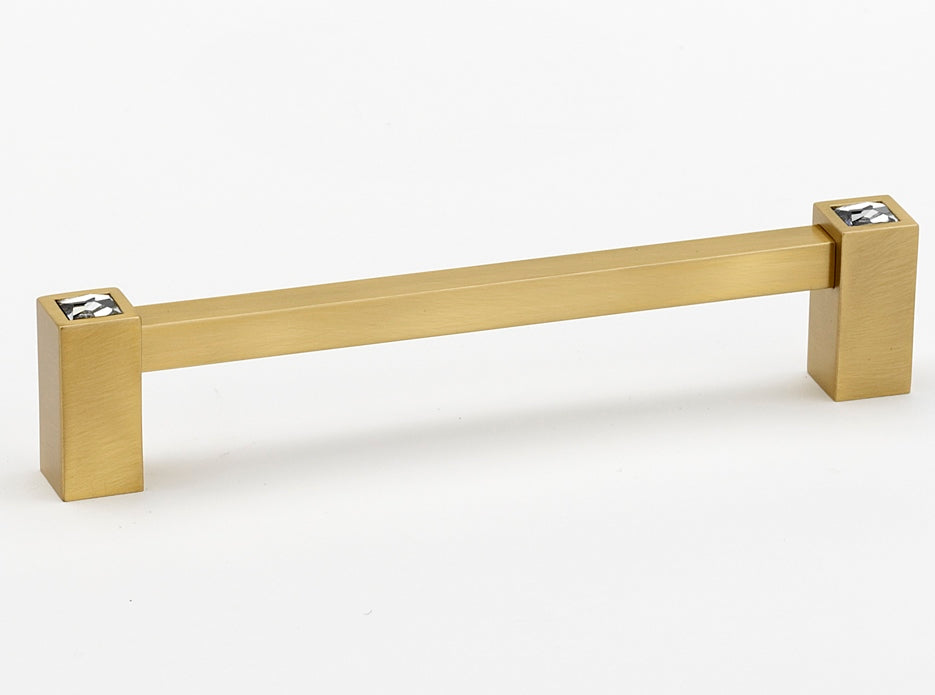 Alno Contemporary Crystal 6 - Inch Cabinet Pull for Kitchen and Bathroom