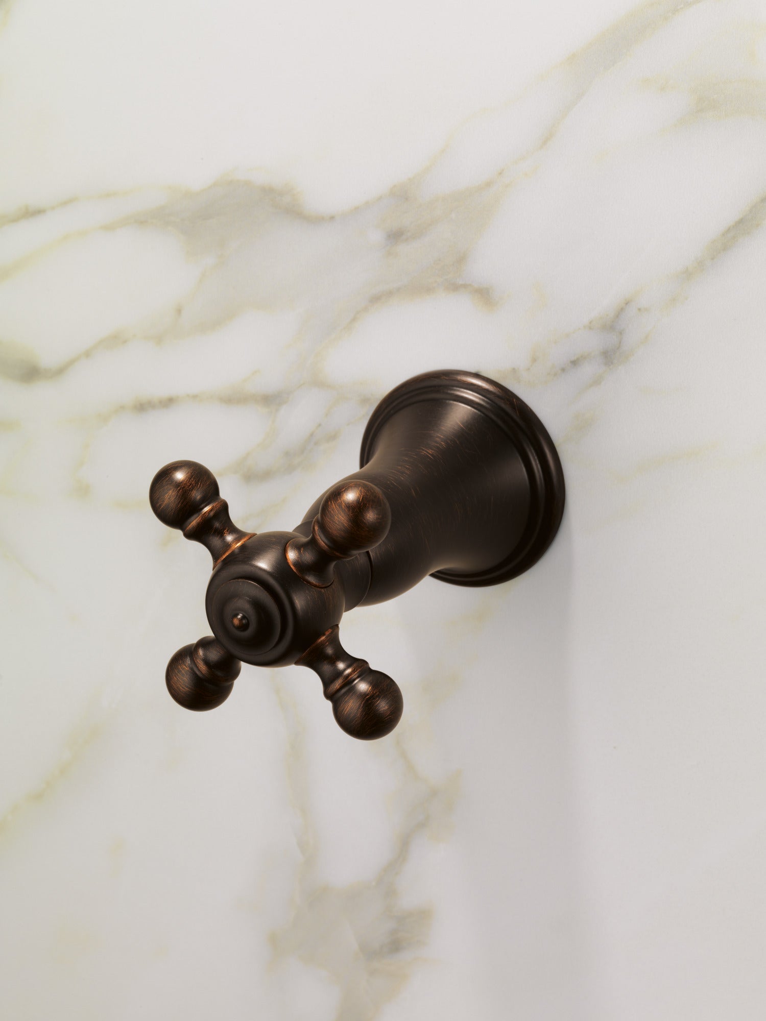 Brizo Traditional Sensori Volume Control Trim with Cross - Ideal Bathroom Faucet Trim