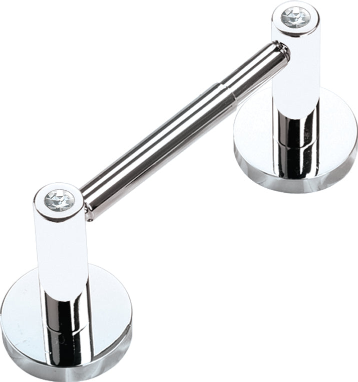 Alno's Modern Crystal Accented Contemporary I Bath Tissue Holder
