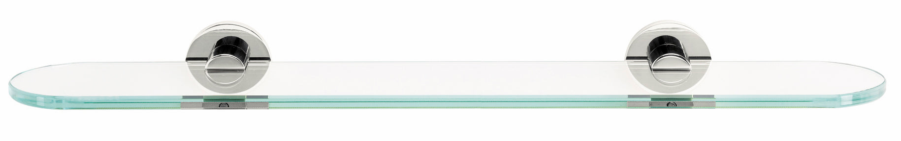 Alno Contemporary I 24-Inch Glass Bathroom Shelf with Sturdy Brackets