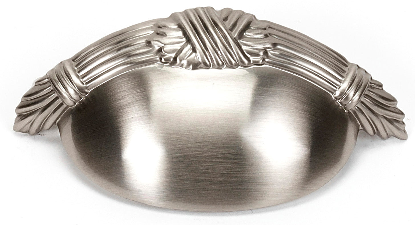 Alno Ribbon & Reed Three-Inch Center-to-Center Cabinet Cup Pull for Kitchen and Bathroom