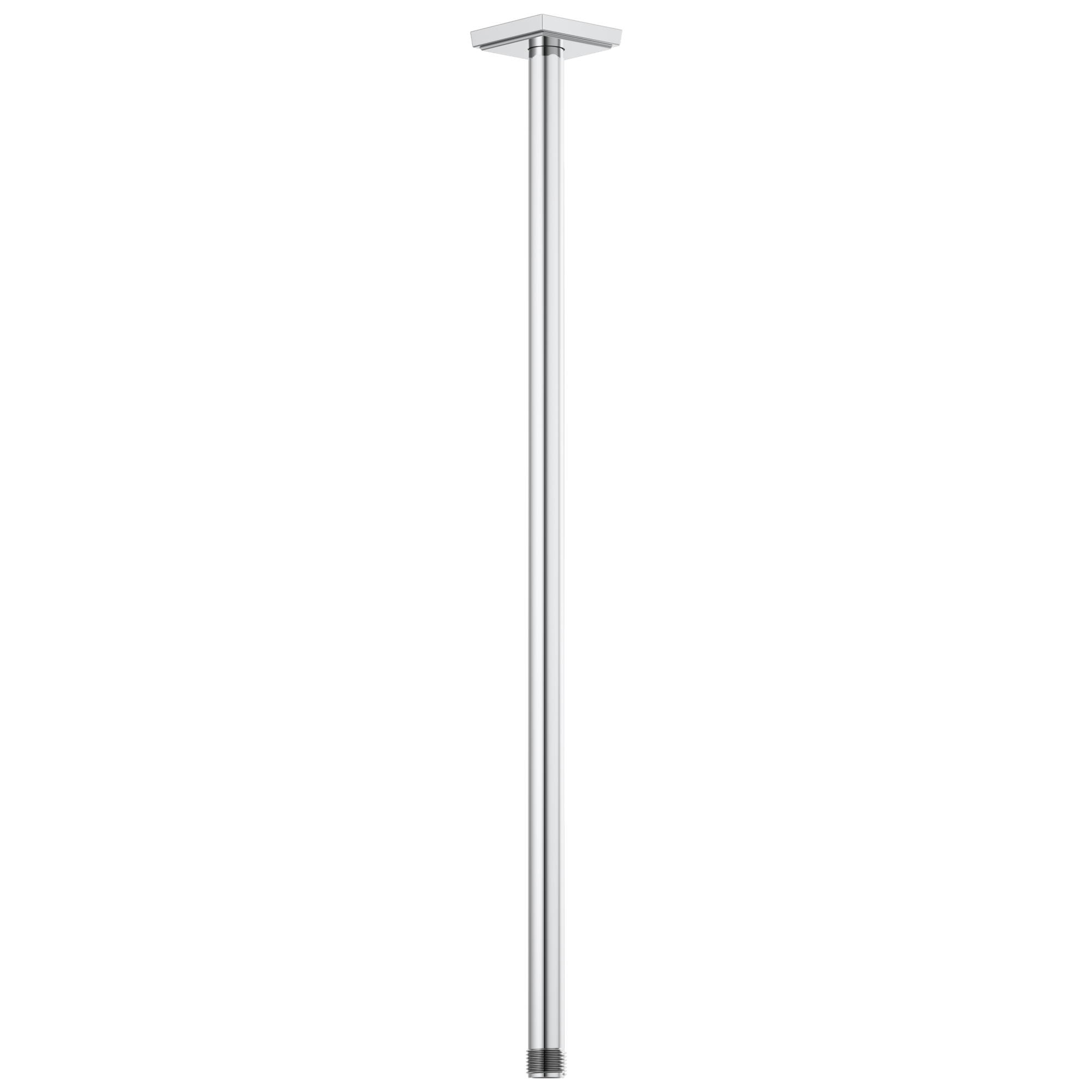 Brizo 24-Inch Universal Ceiling-Mounted Shower Arm with Square Flange for Luxury Showering