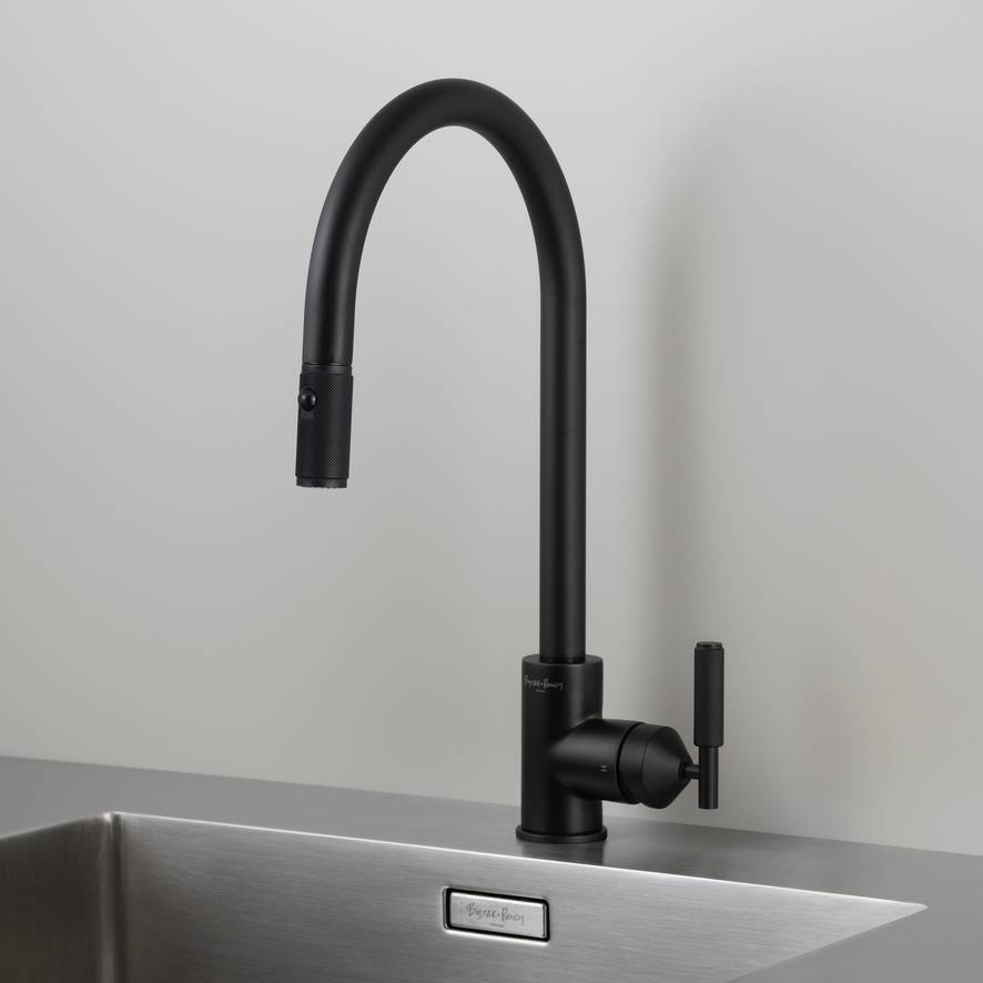 Buster + Punch Dual Spray Linear Pull - out Kitchen Sink Faucet for Elegant Culinary Spaces