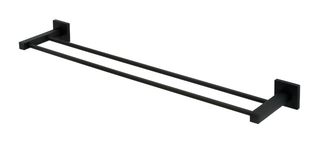 Alno Contemporary II 24-Inch Double Towel Bar for Modern Bathrooms