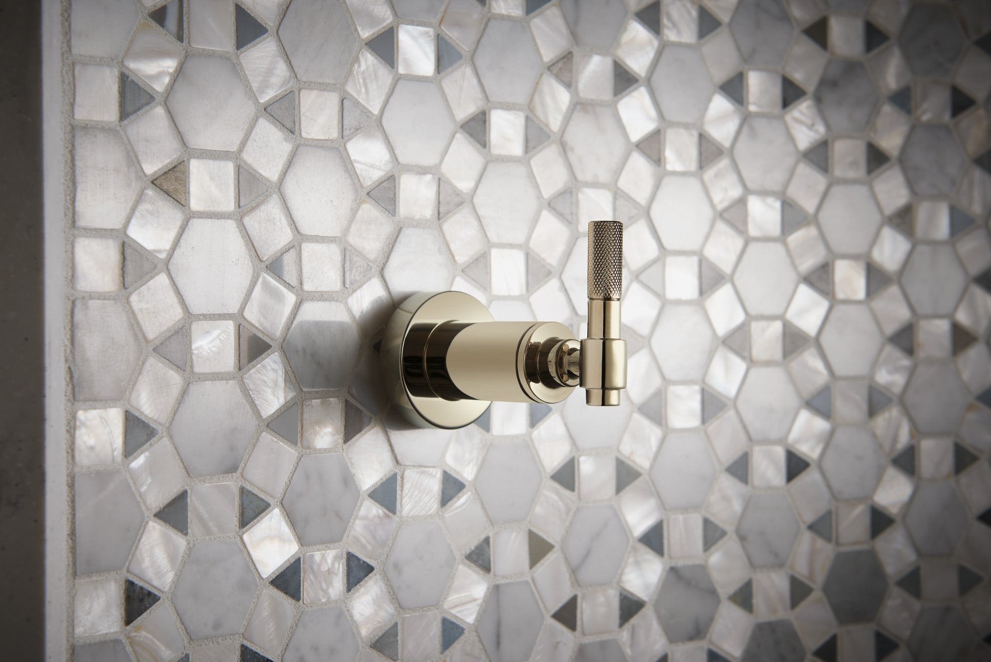 Brizo Litze Sensori Volume Control Trim with Industrial-Style Lever for Bathroom Faucets