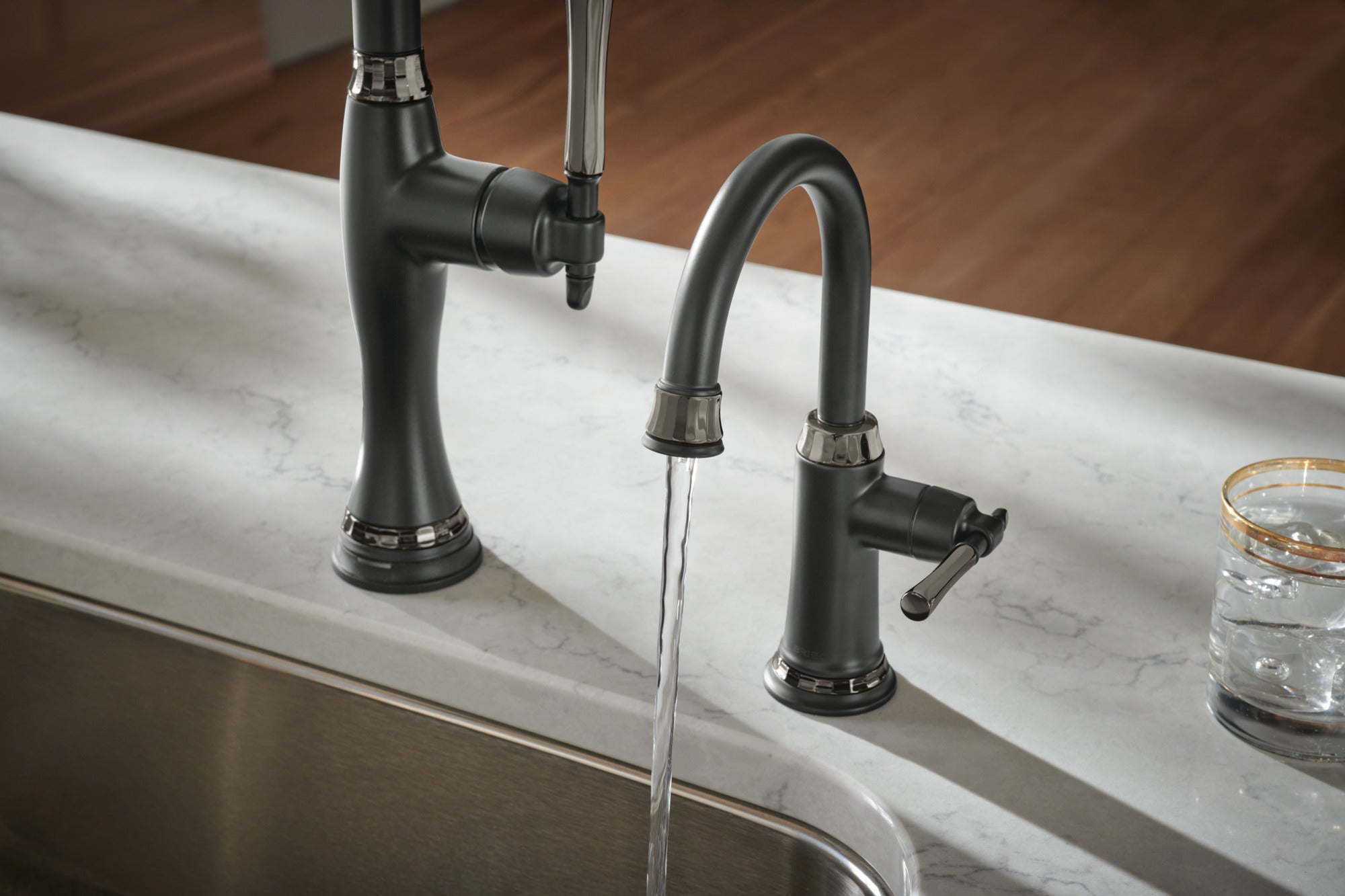 Brizo Tulham Kitchen Collection High - end Beverage Faucet with Advanced Features
