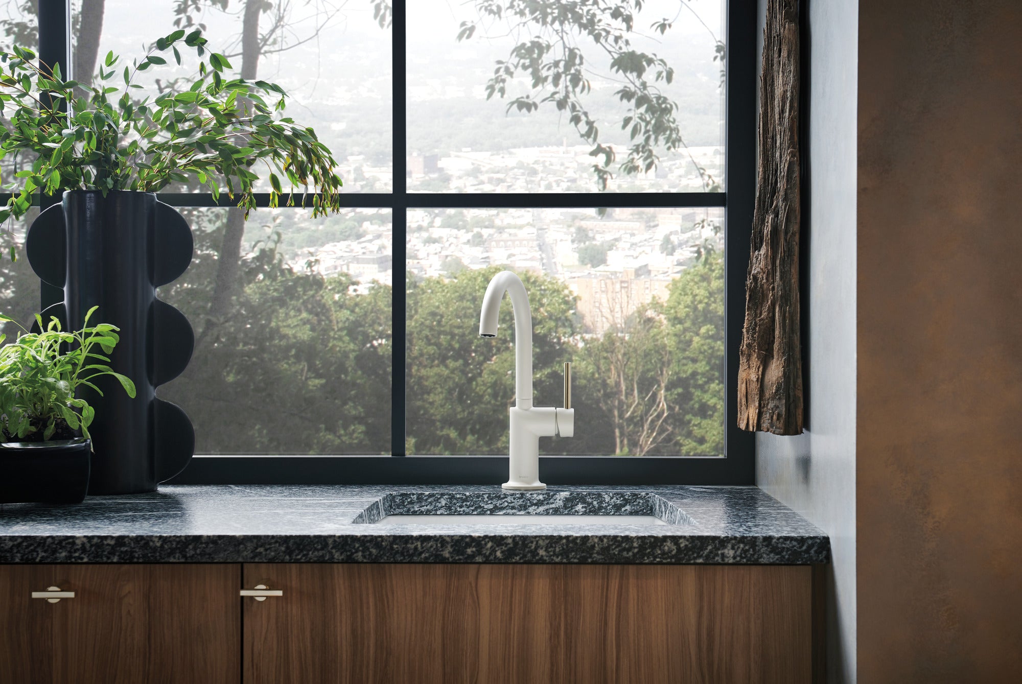 Brizo Odin Modern Bar Faucet with Graceful Arc Spout and Minimalist Handle Design
