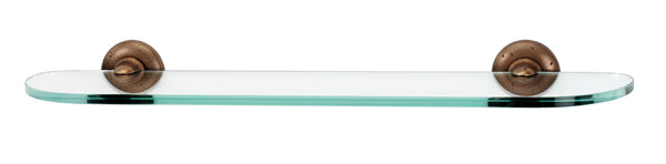 Alno Sierra Bathroom 24-Inch Glass Shelf with Sturdy Brackets - Ideal Bathroom Accessory