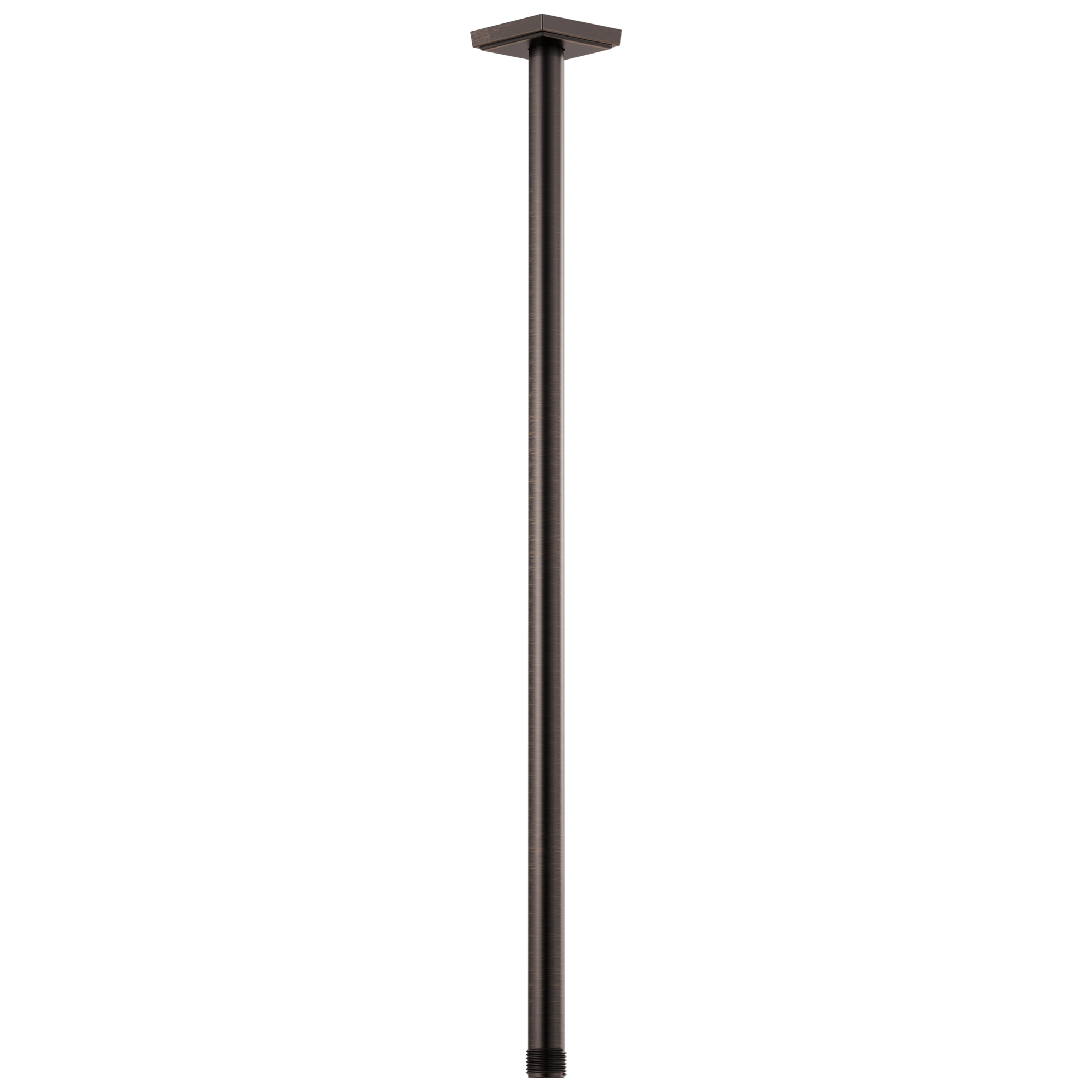 Brizo 24-Inch Universal Ceiling-Mounted Shower Arm with Square Flange for Luxury Showering