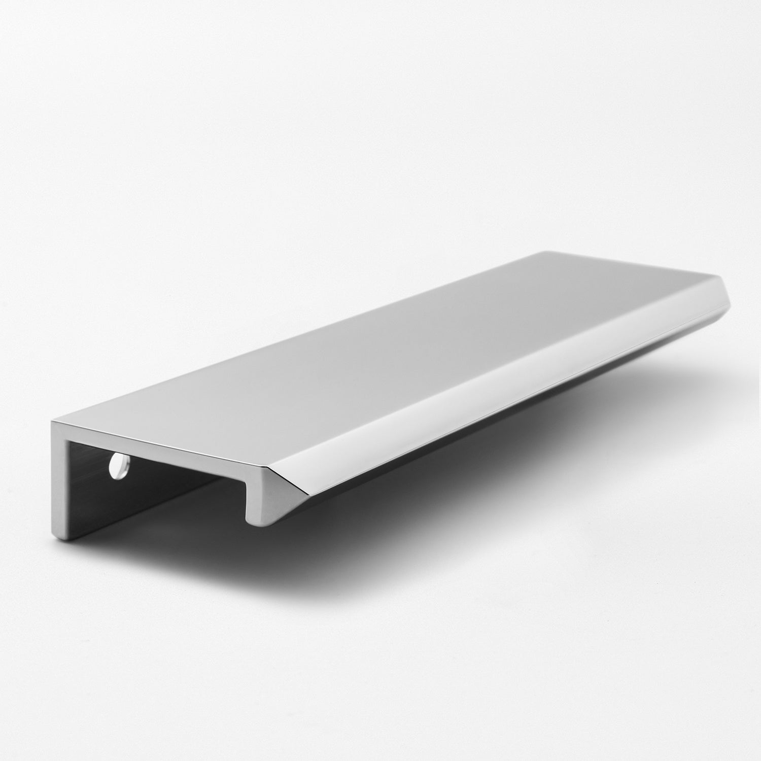 Classic Brass 6-Inch Cabinet Edge Pull with Faceted Diamond Design and Backmount