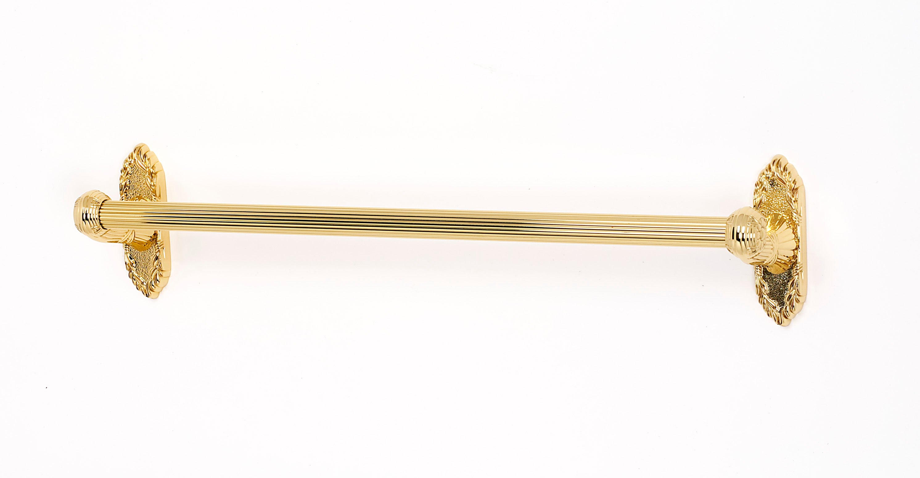 Alno Ribbon and Reed 18-Inch Bathroom Towel Bar - A Classic and Functional Bathroom Accessory