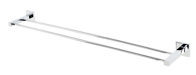 Alno Contemporary II Modern Bathroom Double Towel Bar with 30-Inch Center-to-Center Distance