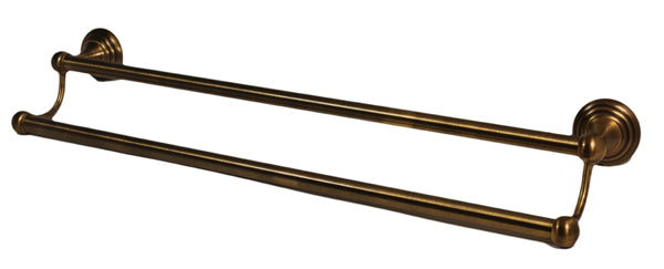 Alno Embassy 30-Inch Double Towel Bar for Elegant Bathrooms