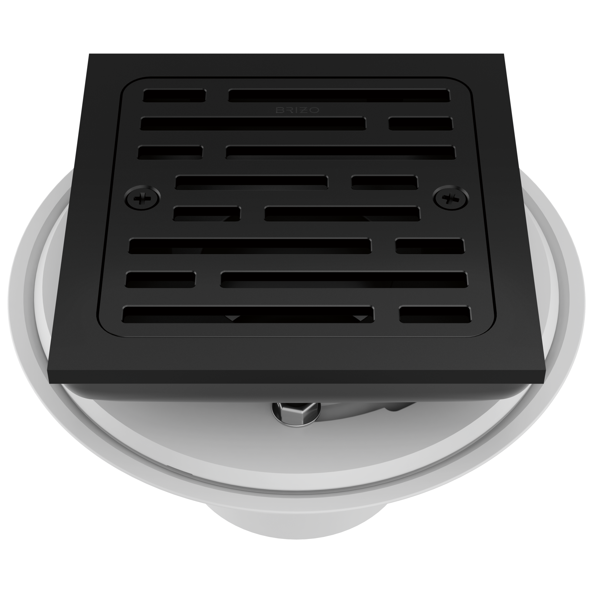 Brizo Square Tile - In Shower Drain with 4 - Foot Capacity for Modern Bathrooms
