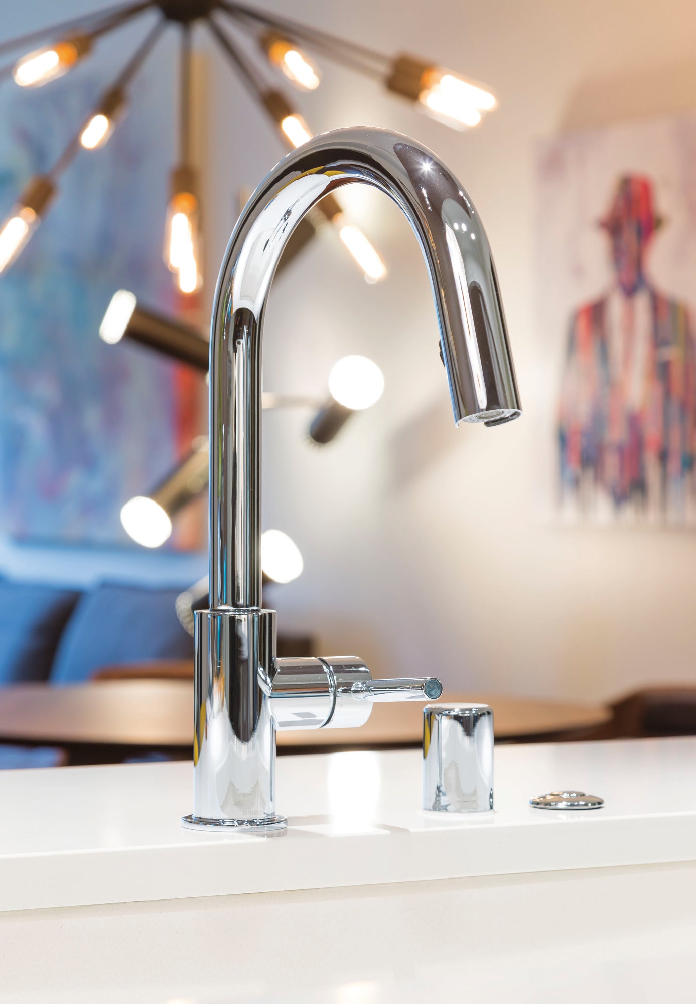 Brizo Premium Kitchen Air Gap with Brass Cap and Optimal Dimensions
