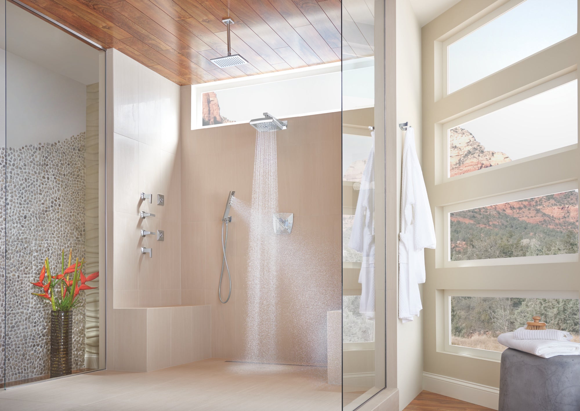 Brizo Vettis 8-Foot Premium Zinc Towel Bar for Modern Bathrooms