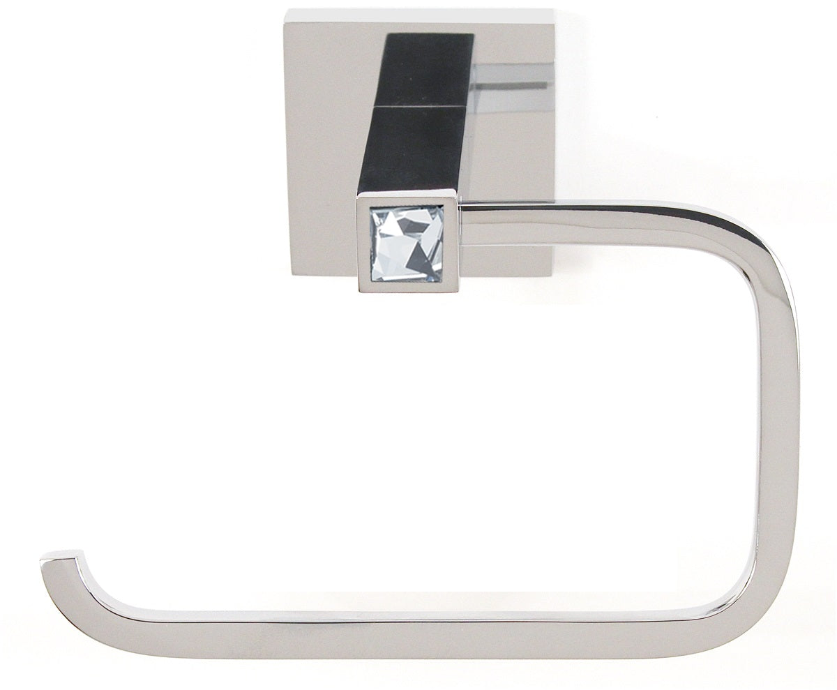 Alno Contemporary II Crystal Modern Bathroom Single Post Tissue Holder - A Stylish Bathroom Accessory