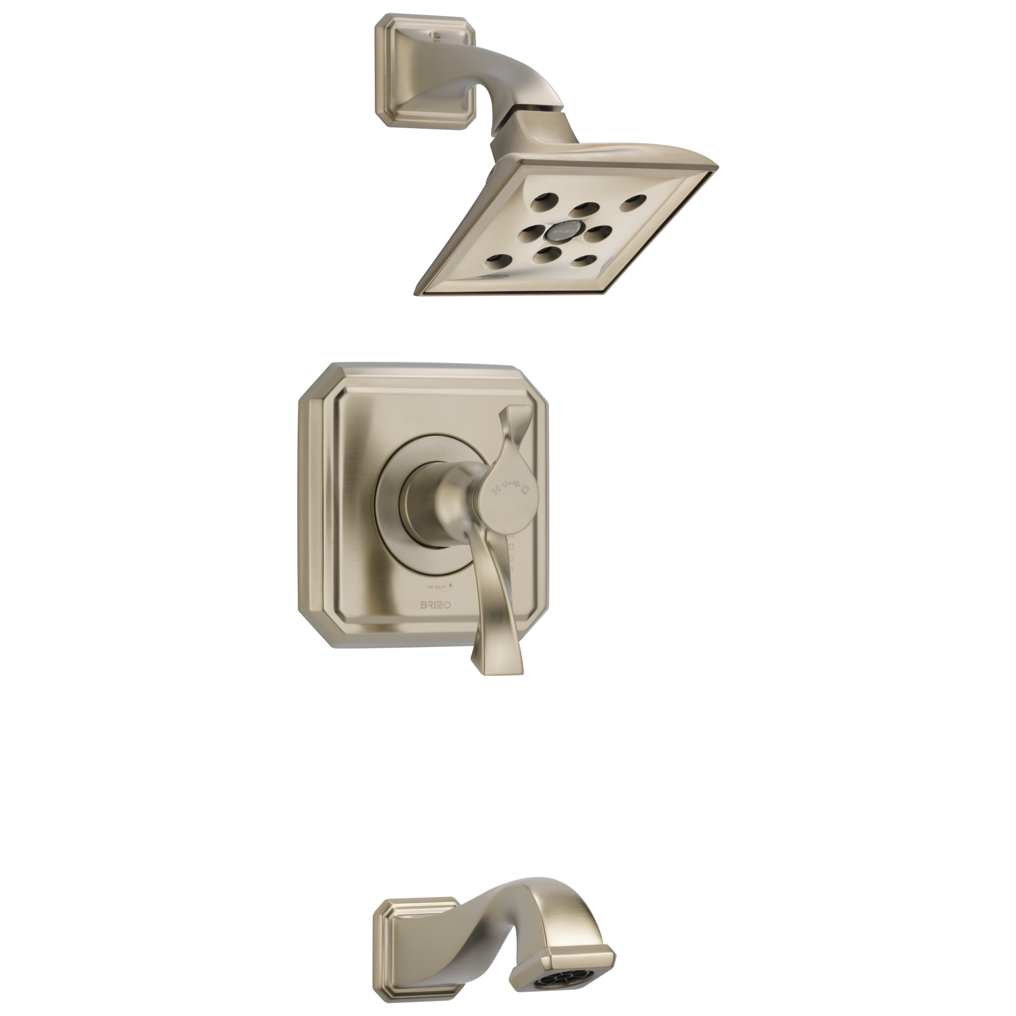 Brizo Virage Tempassure High - end Thermostatic Bathtub and Shower Fixture