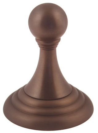 Alno Embassy 3' Traditional Bathroom Robe Hook for Elegant Decor