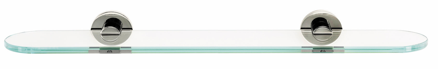 Alno Contemporary I 24-Inch Glass Bathroom Shelf with Sturdy Brackets