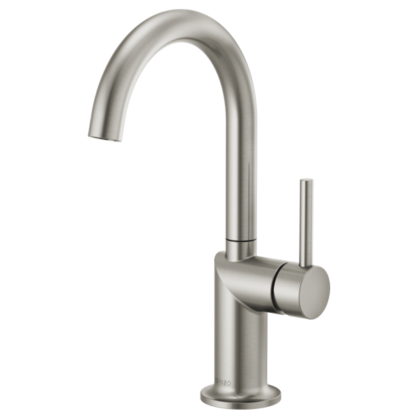 Brizo Odin Modern Bar Faucet with Graceful Arc Spout and Minimalist Handle Design