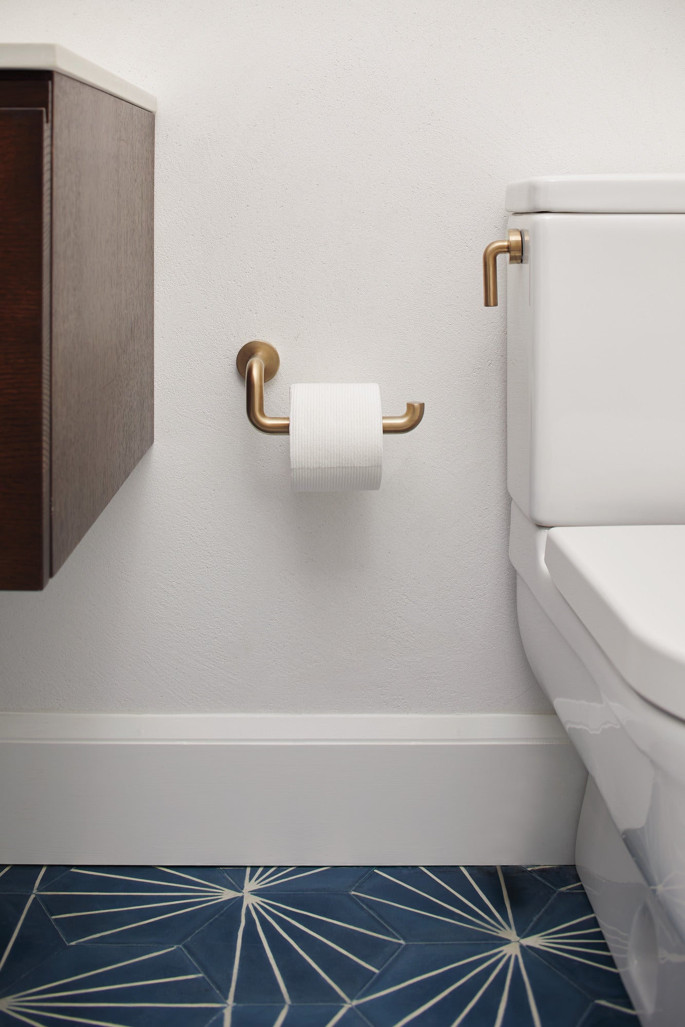 Brizo Litze High - Quality Zinc Bathroom Tissue Holder for Modern and Classic Interiors