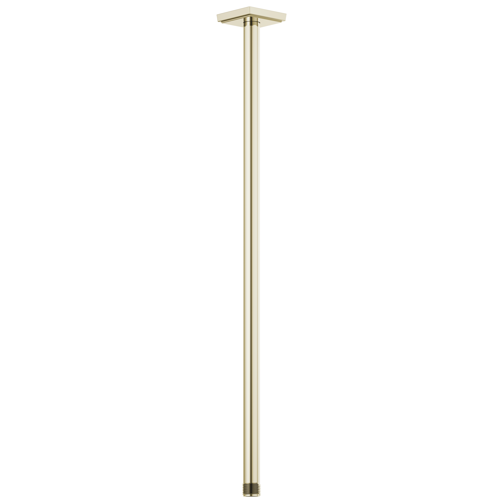 Brizo 24-Inch Universal Ceiling-Mounted Shower Arm with Square Flange for Luxury Showering