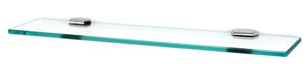 Alno Nicole 24-Inch Traditional Glass Bathroom Shelf with Brackets