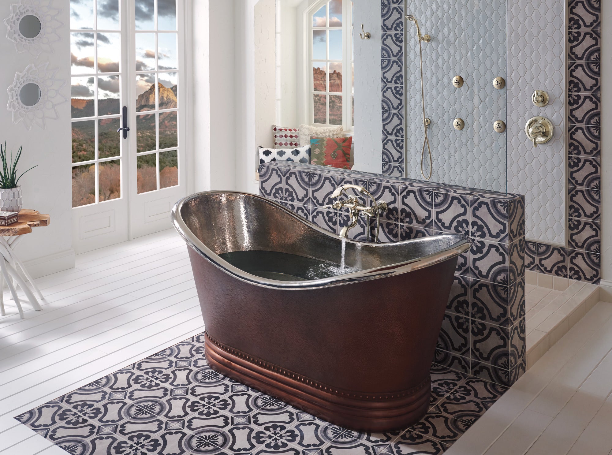 Brizo Luxury Traditional Wall - Mounted Tub Filler Unions with Optional Extension