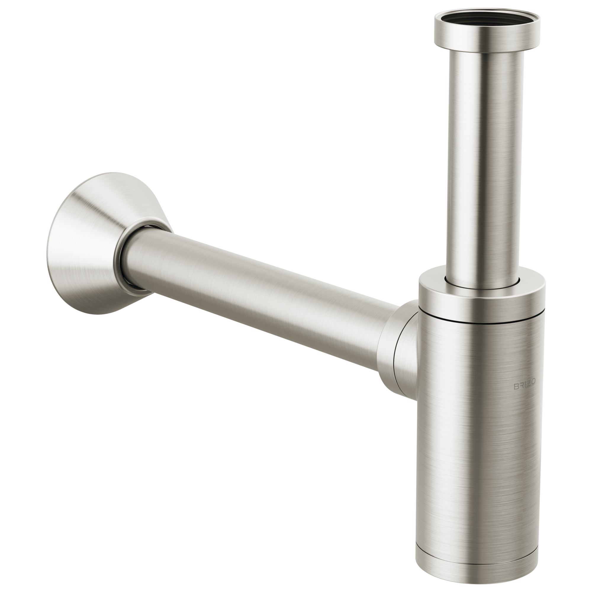 Brizo Luxury Bathroom Bottle Trap with Flange for Concealing Plumbing