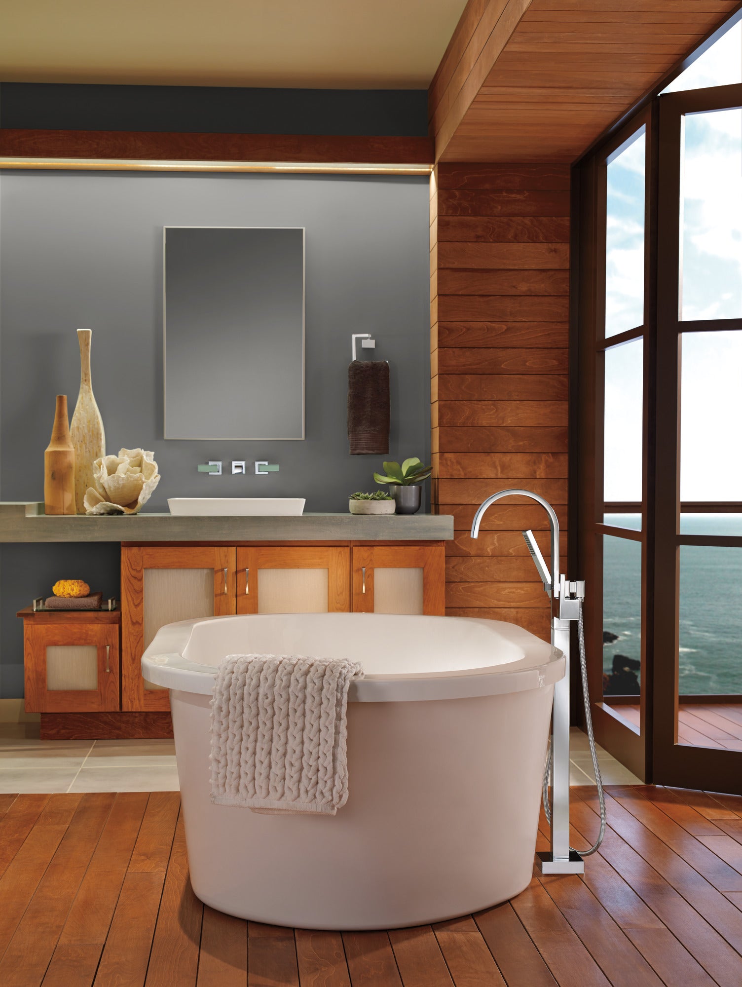Brizo Siderna High - Quality Zinc Towel Ring with Elegant Design