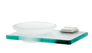 Alno Transitional Geometric Style Bath Soap Dish for Modern Bathrooms