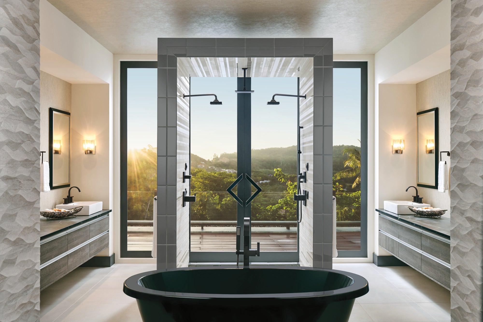 Brizo Siderna High - Quality Zinc Towel Ring with Elegant Design